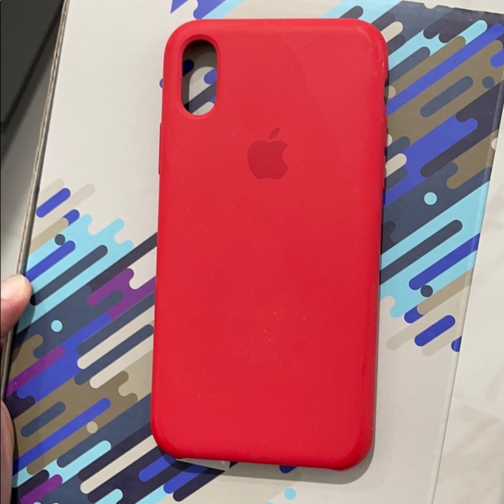 iPhone X / Xs Red Silicone cover